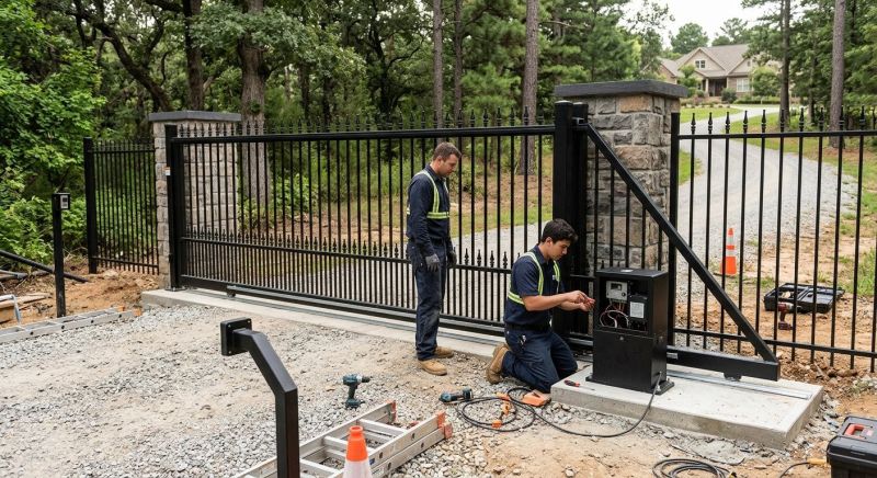 Gate System Installation in Cary, NC