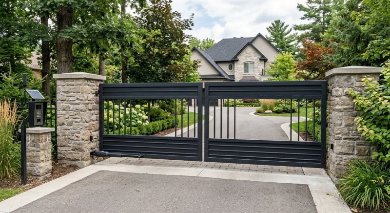 Main Gate Installation in Naperville, IL